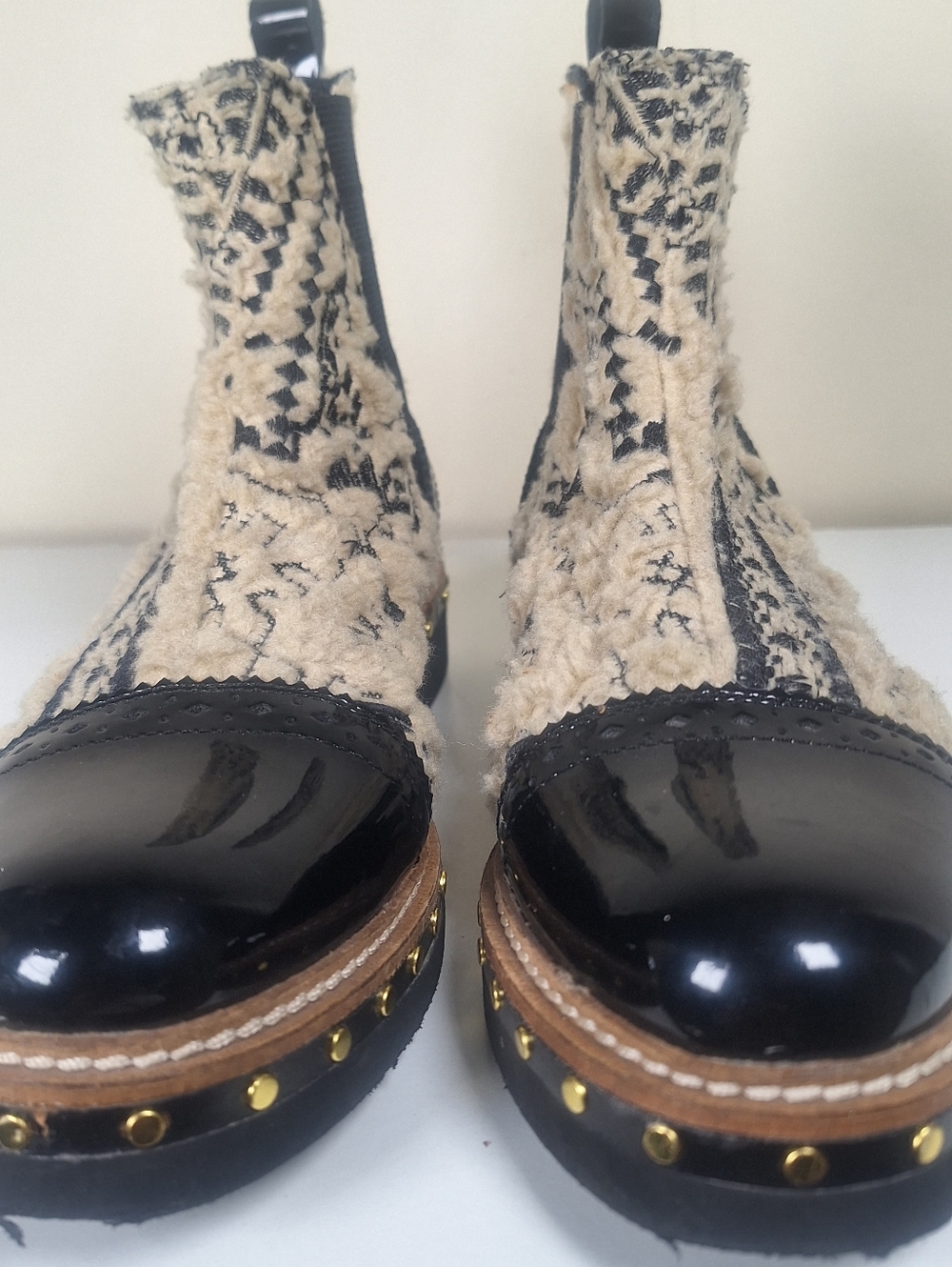 Free People Textile Atlas Chelsea Boot Size EU 38 - Picture 7 of 12
